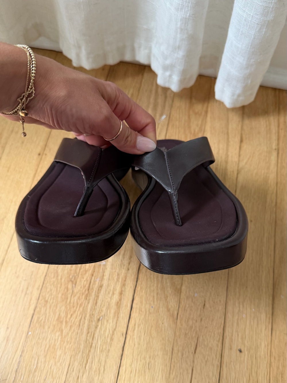 Zara Flat Strap Sandals - Picture 5 of 8